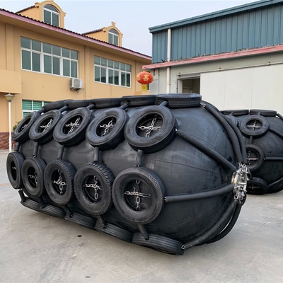 0.05Mpa/0.08Mpa Pressione iniziale Yokohama Fender marino Parti marine in gomma cilindrica