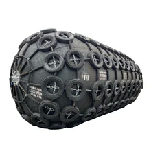 0.05-0.08Mpa Gomma Yokohama Fender pneumatico con flangia galvanizzata a caldo
