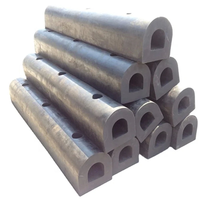 Fenders in gomma solida D con installazione a bulloni per carichi pesanti