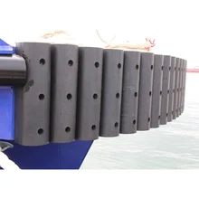 Fender di gomma nero di tipo D La soluzione definitiva per le applicazioni marine