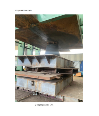 Formato di disegno Fenders in gomma a coni di passo per ormeggiamento industriale Assorbente di urti con elevato valore E/R.H.