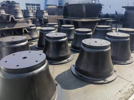 CCS Certified Cone Rubber Fender SGS Approved Durable Marine Dock Protection Equipment per applicazioni di ormeggio e ormeggio delle navi