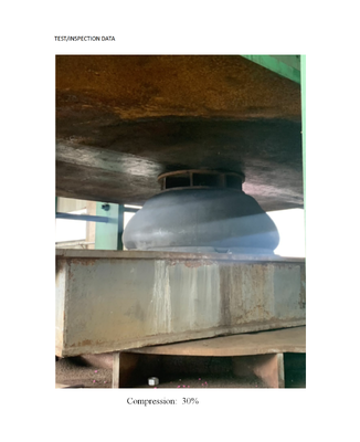 Fenders in gomma a cono approvati da SGS che forniscono durezza 60-70 Shore A e resistenza alle intemperie Ideale per sistemi di attracco marittimo