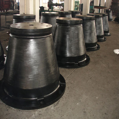 ISO9001 Logo personalizzato Fender in gomma a cono nero per una resistenza agli urti superiore