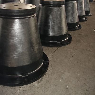 Formato di disegno Fenders in gomma a coni di passo per ormeggiamento industriale Assorbente di urti con elevato valore E/R.H.
